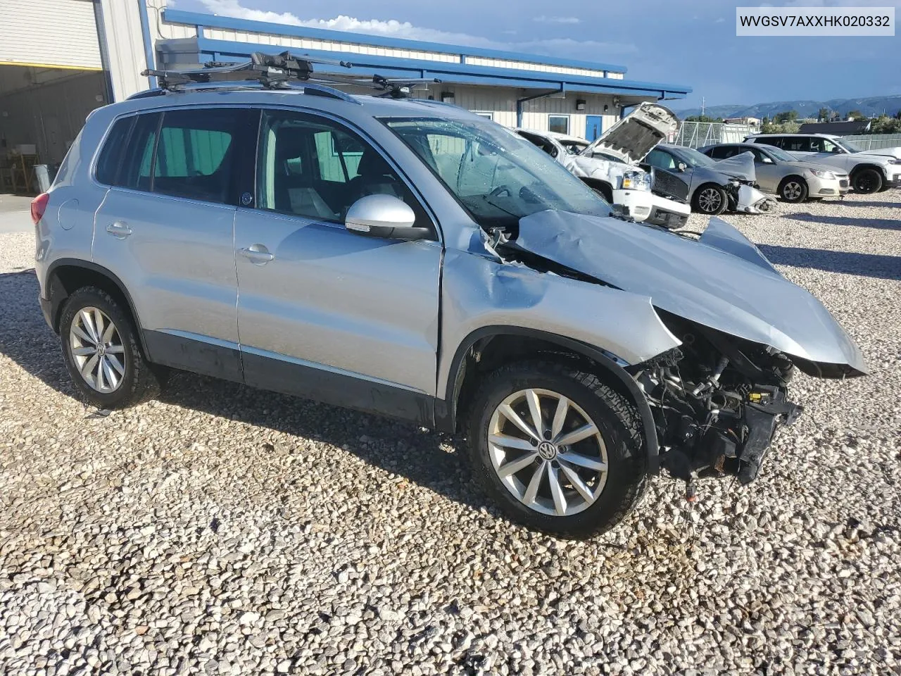 WVGSV7AXXHK020332 2017 Volkswagen Tiguan Wolfsburg