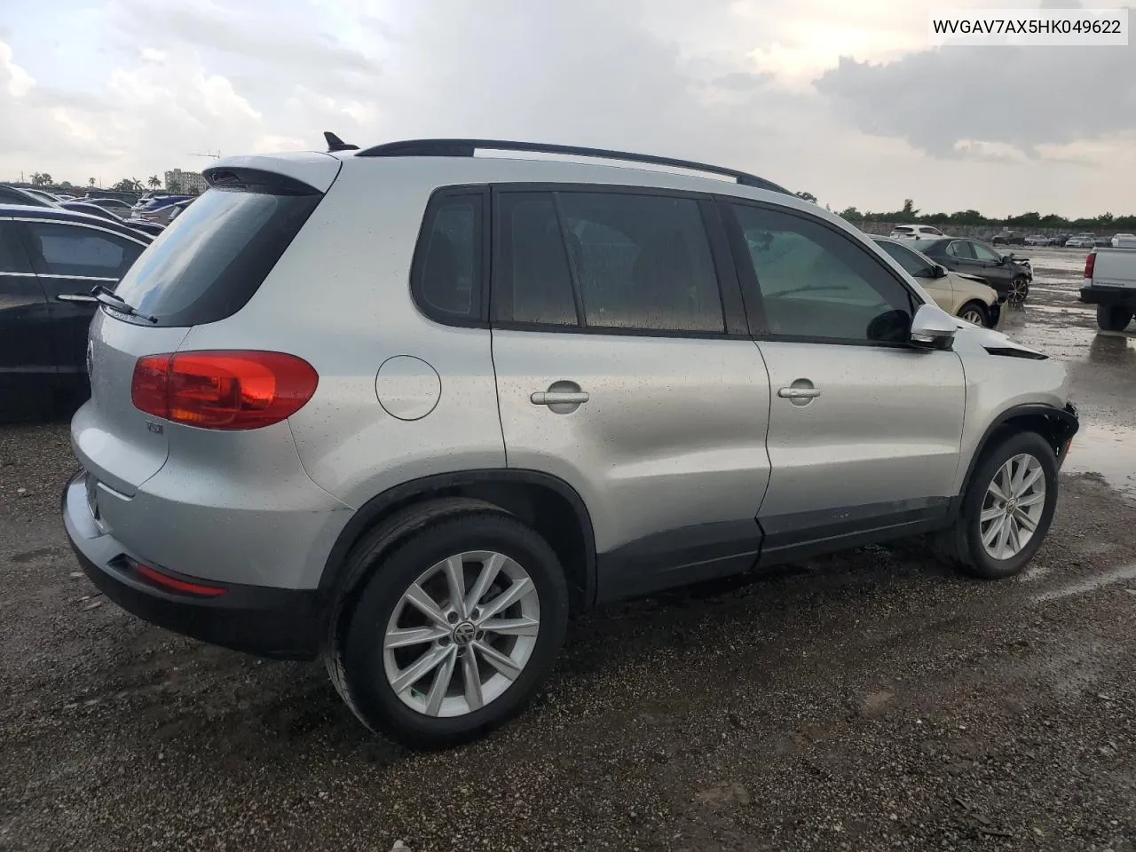 WVGAV7AX5HK049622 2017 Volkswagen Tiguan S