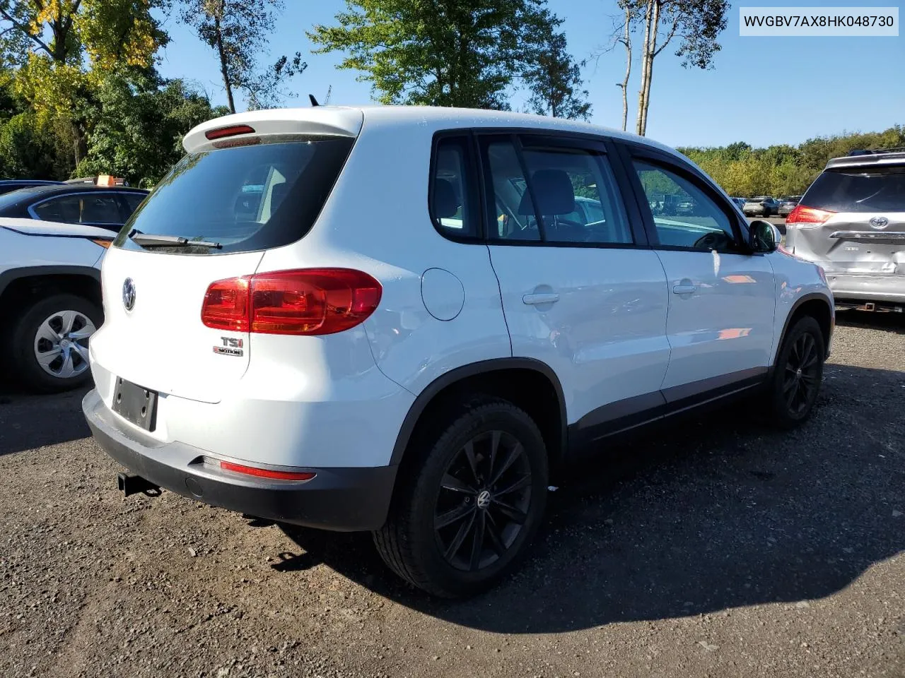 WVGBV7AX8HK048730 2017 Volkswagen Tiguan S