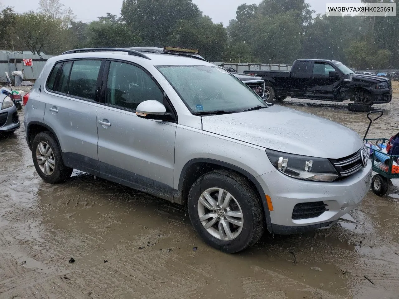 WVGBV7AX8HK025691 2017 Volkswagen Tiguan S