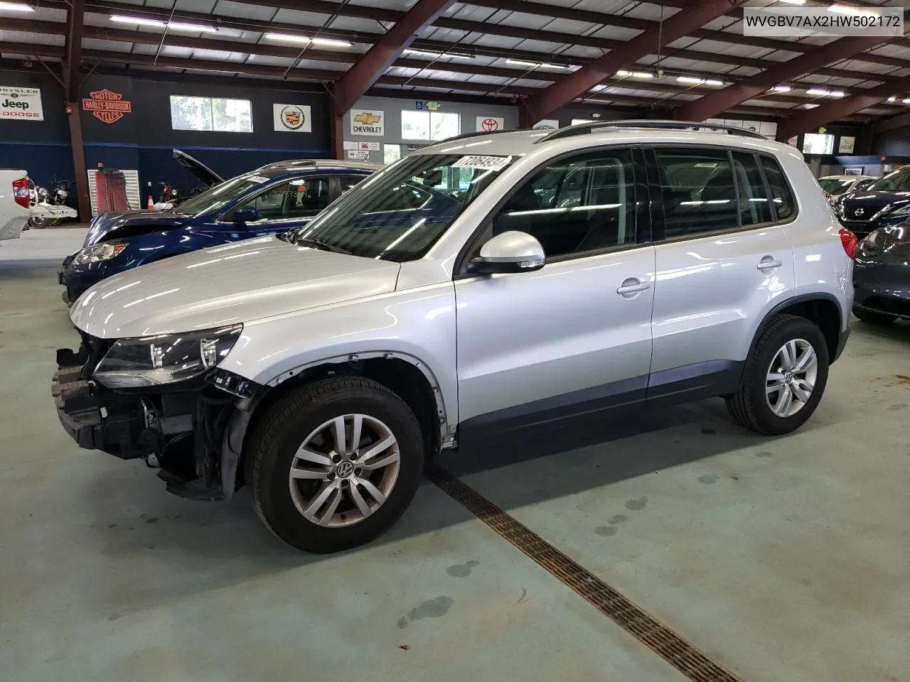 WVGBV7AX2HW502172 2017 Volkswagen Tiguan S