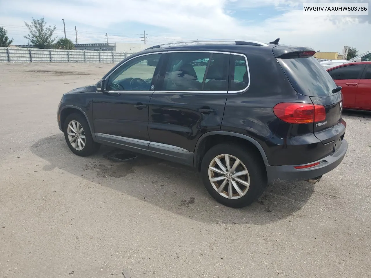 WVGRV7AX0HW503786 2017 Volkswagen Tiguan Wolfsburg