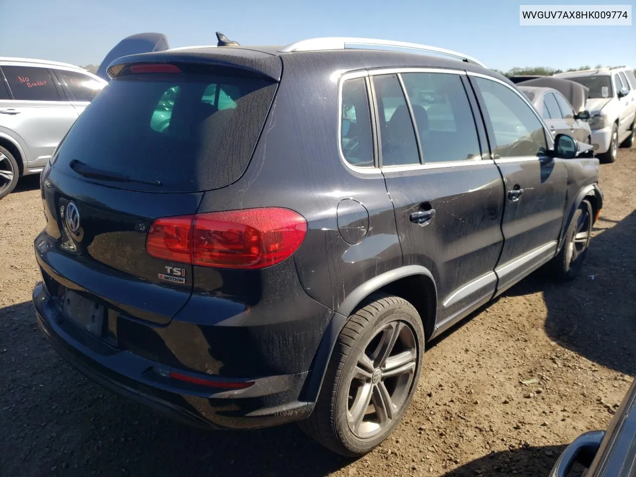 WVGUV7AX8HK009774 2017 Volkswagen Tiguan Sport