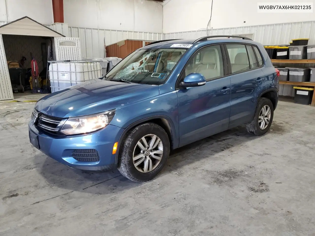 WVGBV7AX6HK021235 2017 Volkswagen Tiguan S