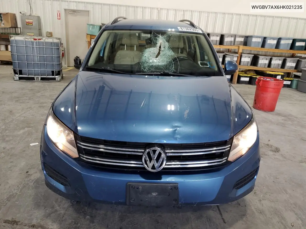 WVGBV7AX6HK021235 2017 Volkswagen Tiguan S