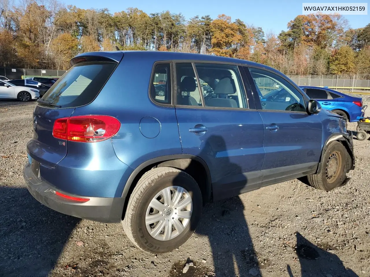 WVGAV7AX1HK052159 2017 Volkswagen Tiguan S