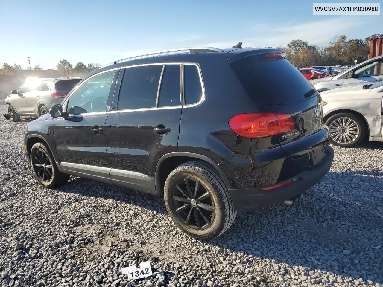 WVGSV7AX1HK030988 2017 Volkswagen Tiguan Wolfsburg