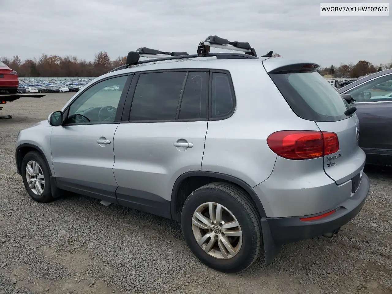 WVGBV7AX1HW502616 2017 Volkswagen Tiguan S