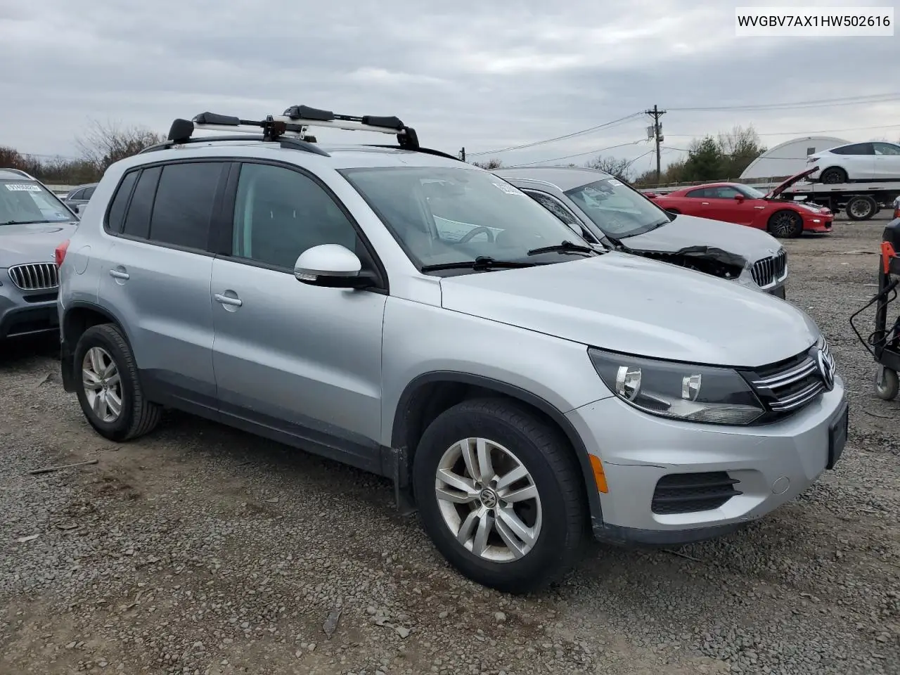 WVGBV7AX1HW502616 2017 Volkswagen Tiguan S