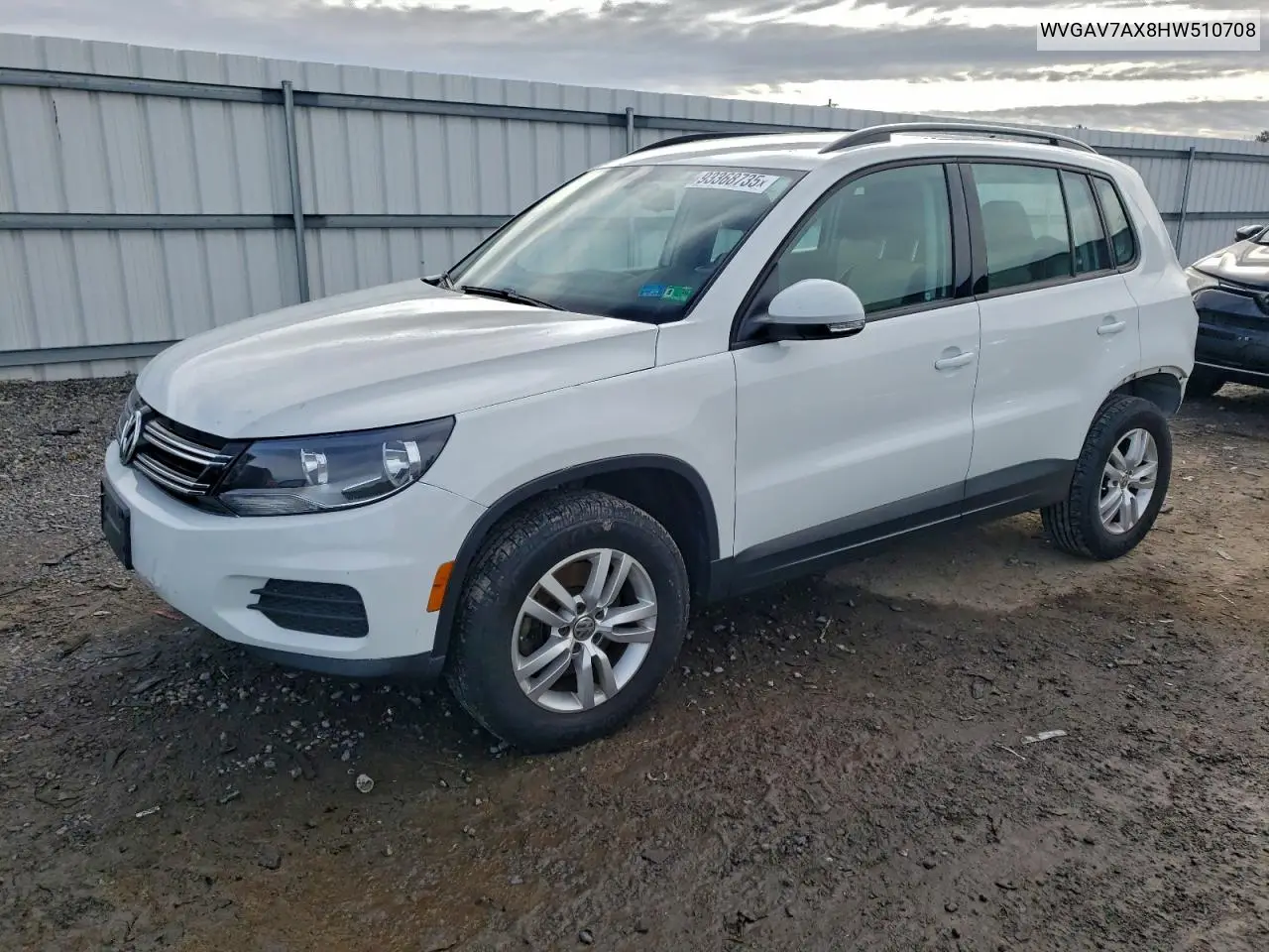 WVGAV7AX8HW510708 2017 Volkswagen Tiguan S