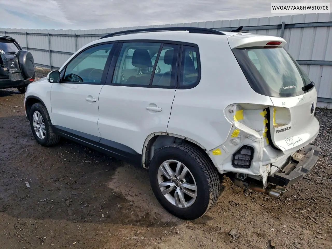 WVGAV7AX8HW510708 2017 Volkswagen Tiguan S