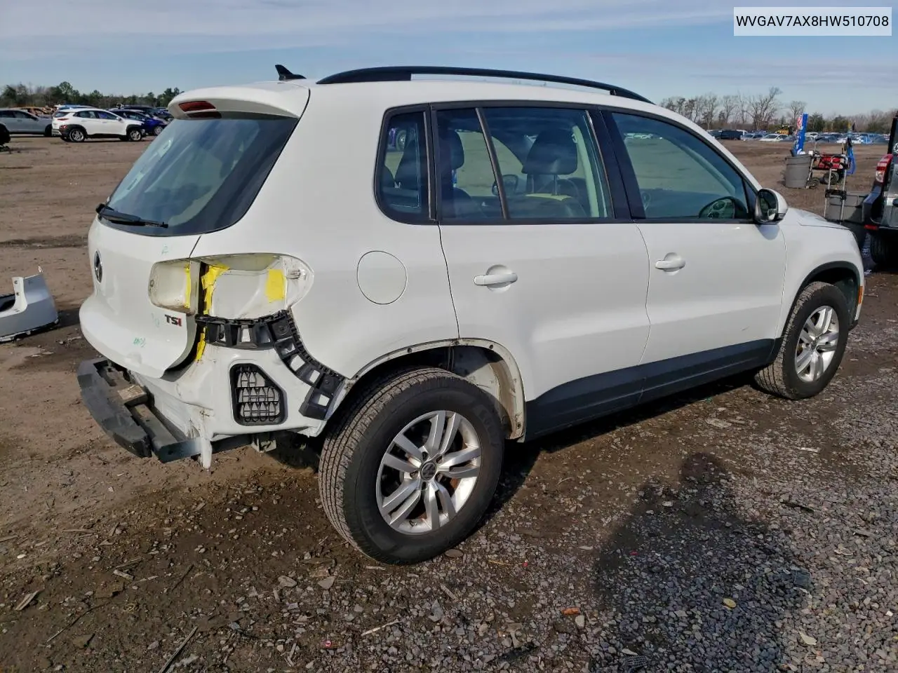 WVGAV7AX8HW510708 2017 Volkswagen Tiguan S