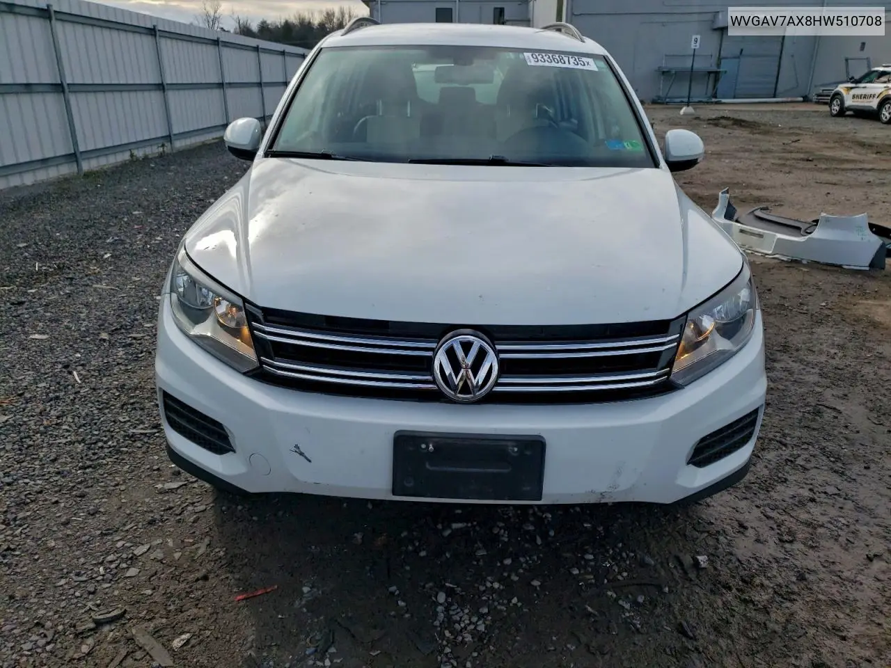 WVGAV7AX8HW510708 2017 Volkswagen Tiguan S
