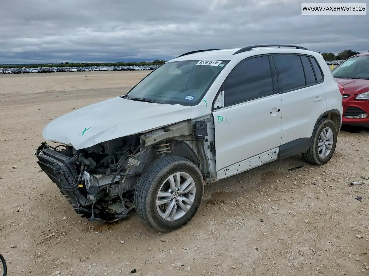 WVGAV7AX8HW513026 2017 Volkswagen Tiguan S