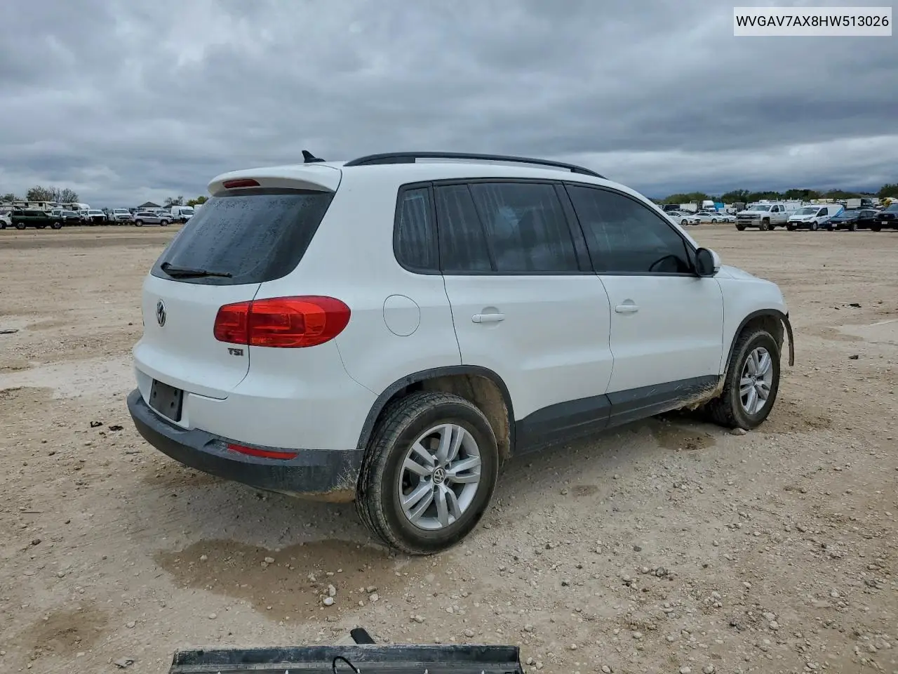 WVGAV7AX8HW513026 2017 Volkswagen Tiguan S