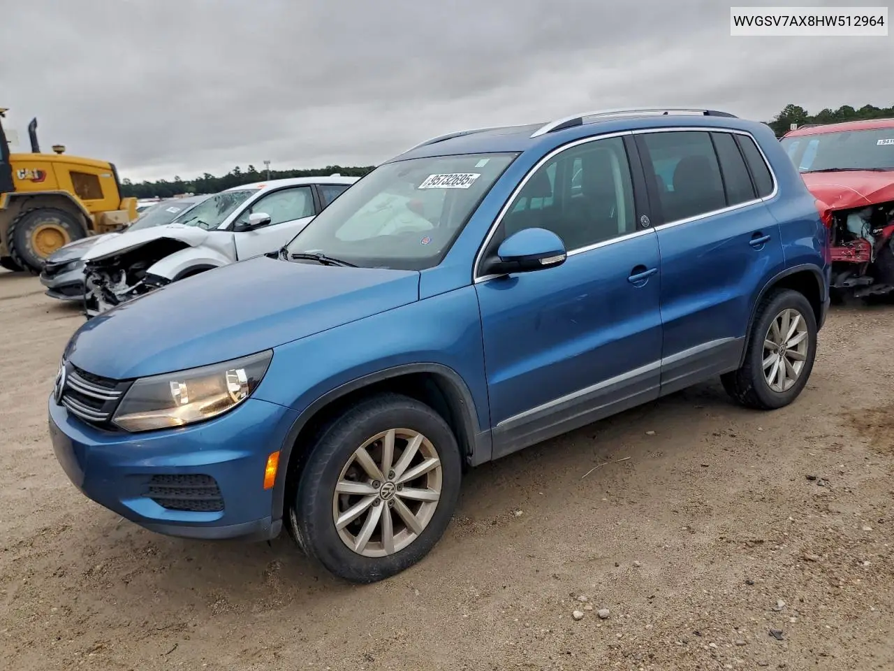 WVGSV7AX8HW512964 2017 Volkswagen Tiguan Wolfsburg