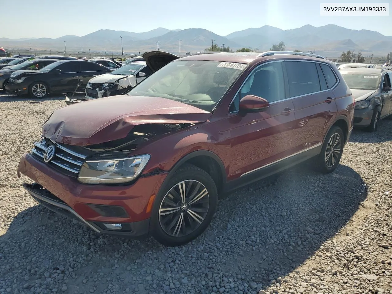 3VV2B7AX3JM193333 2018 Volkswagen Tiguan Se