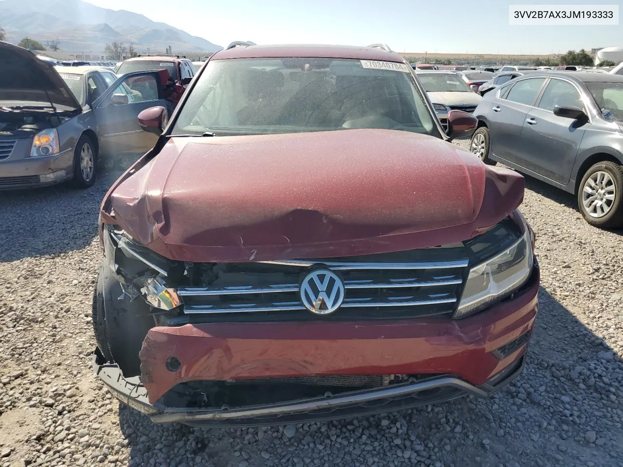 3VV2B7AX3JM193333 2018 Volkswagen Tiguan Se