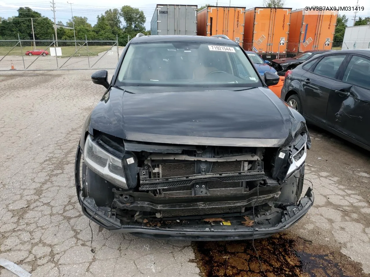 3VV3B7AX9JM031419 2018 Volkswagen Tiguan Se