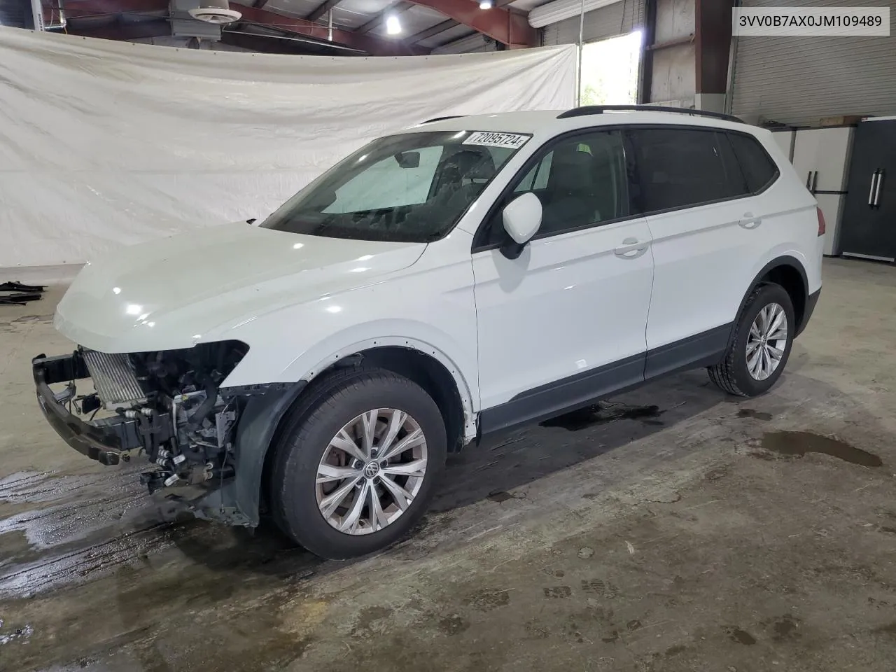 3VV0B7AX0JM109489 2018 Volkswagen Tiguan S