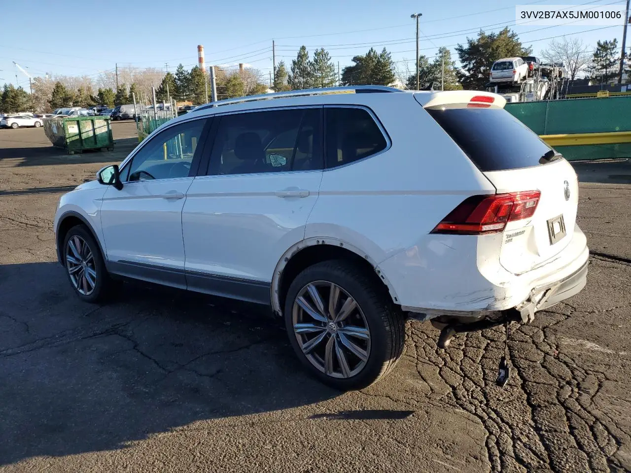3VV2B7AX5JM001006 2018 Volkswagen Tiguan Se