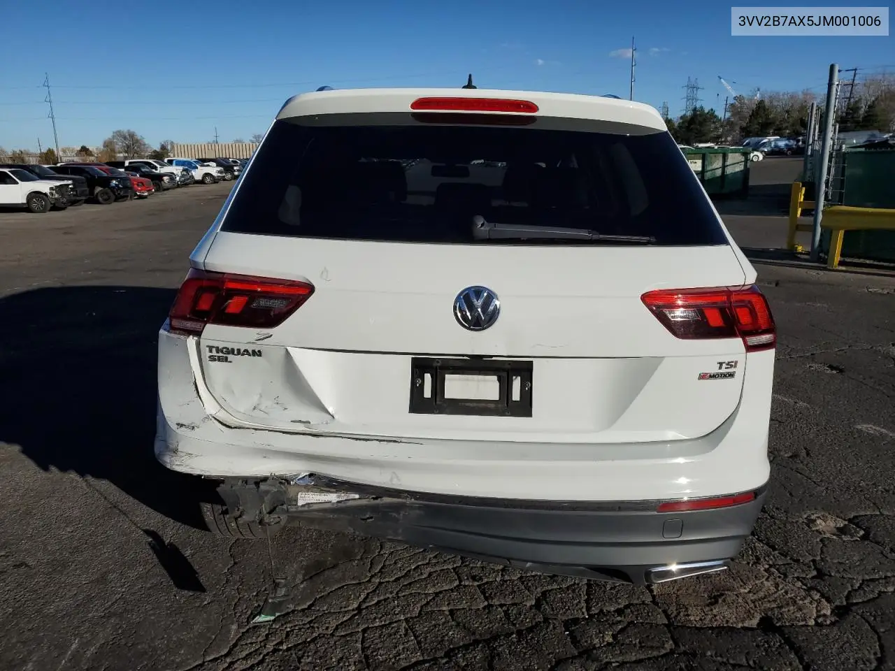 3VV2B7AX5JM001006 2018 Volkswagen Tiguan Se