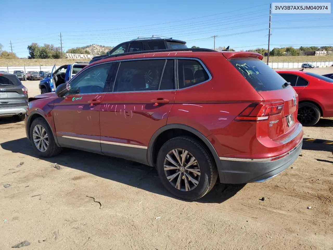 3VV3B7AX5JM040974 2018 Volkswagen Tiguan Se