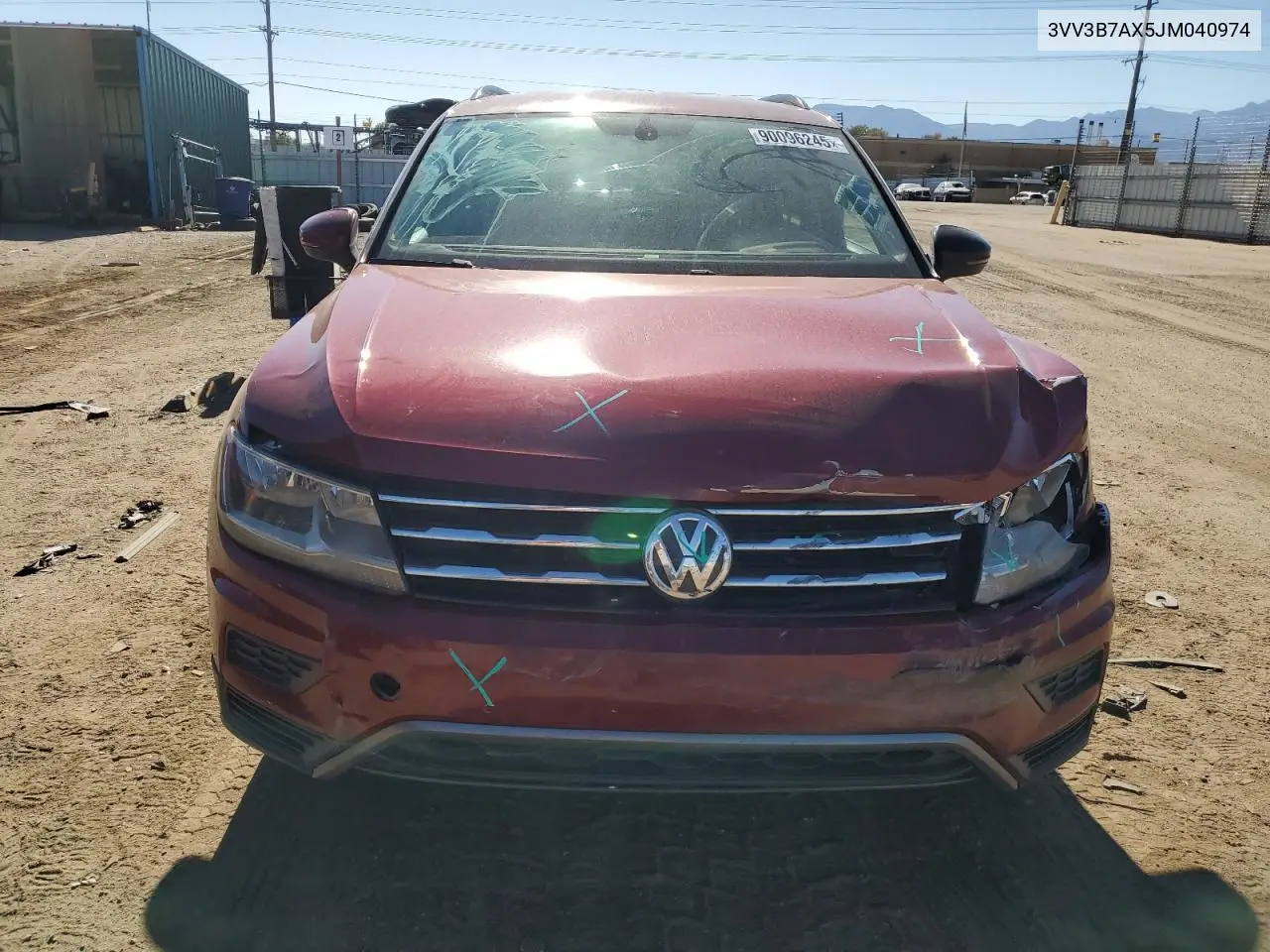 3VV3B7AX5JM040974 2018 Volkswagen Tiguan Se