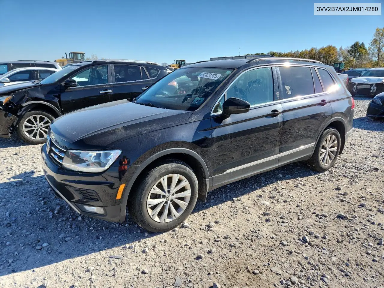 3VV2B7AX2JM014280 2018 Volkswagen Tiguan Se