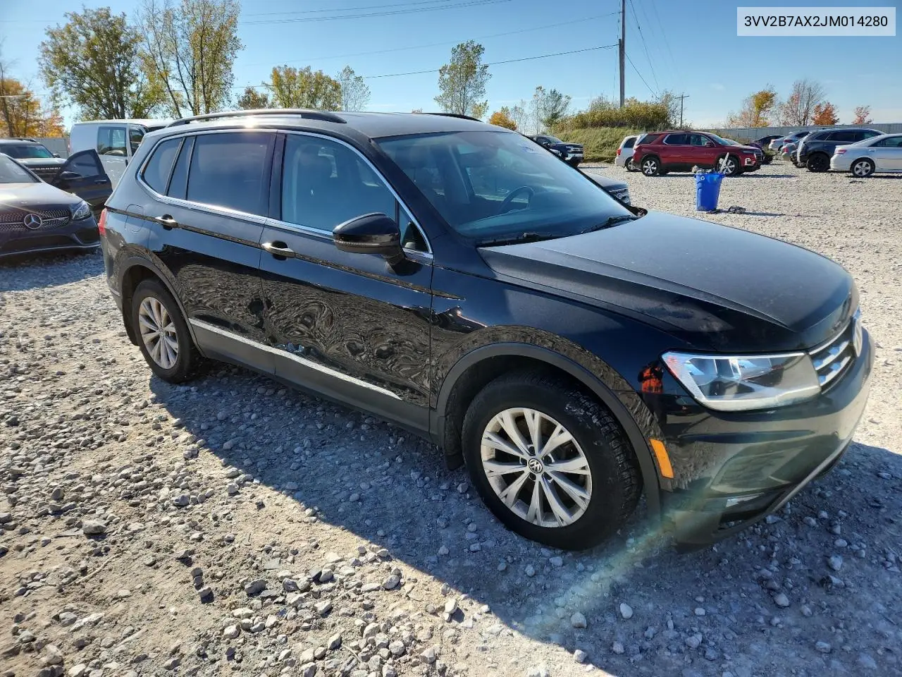 3VV2B7AX2JM014280 2018 Volkswagen Tiguan Se