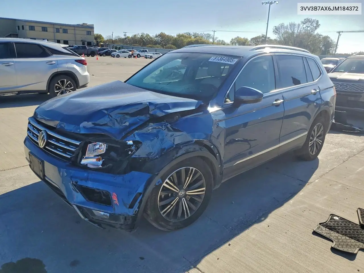 3VV3B7AX6JM184372 2018 Volkswagen Tiguan Se