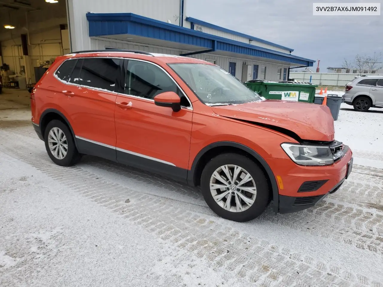 3VV2B7AX6JM091492 2018 Volkswagen Tiguan Se