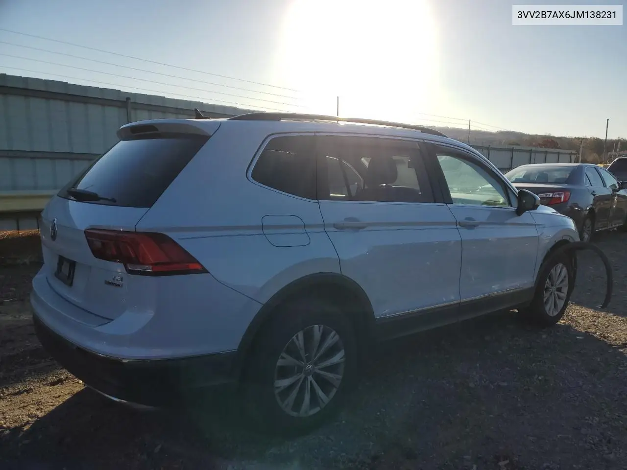 3VV2B7AX6JM138231 2018 Volkswagen Tiguan Se