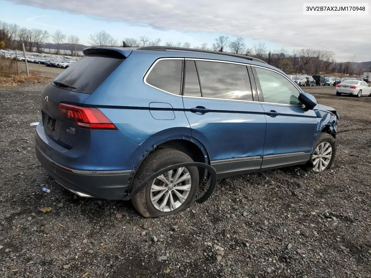 3VV2B7AX2JM170948 2018 Volkswagen Tiguan Se