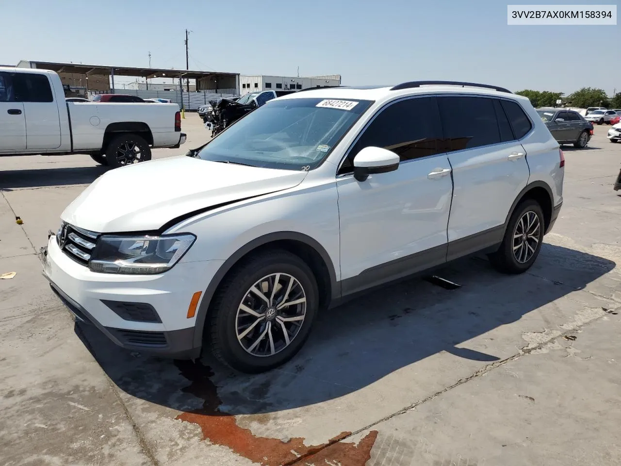 3VV2B7AX0KM158394 2019 Volkswagen Tiguan Se