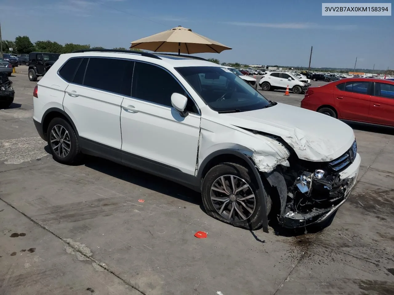 3VV2B7AX0KM158394 2019 Volkswagen Tiguan Se