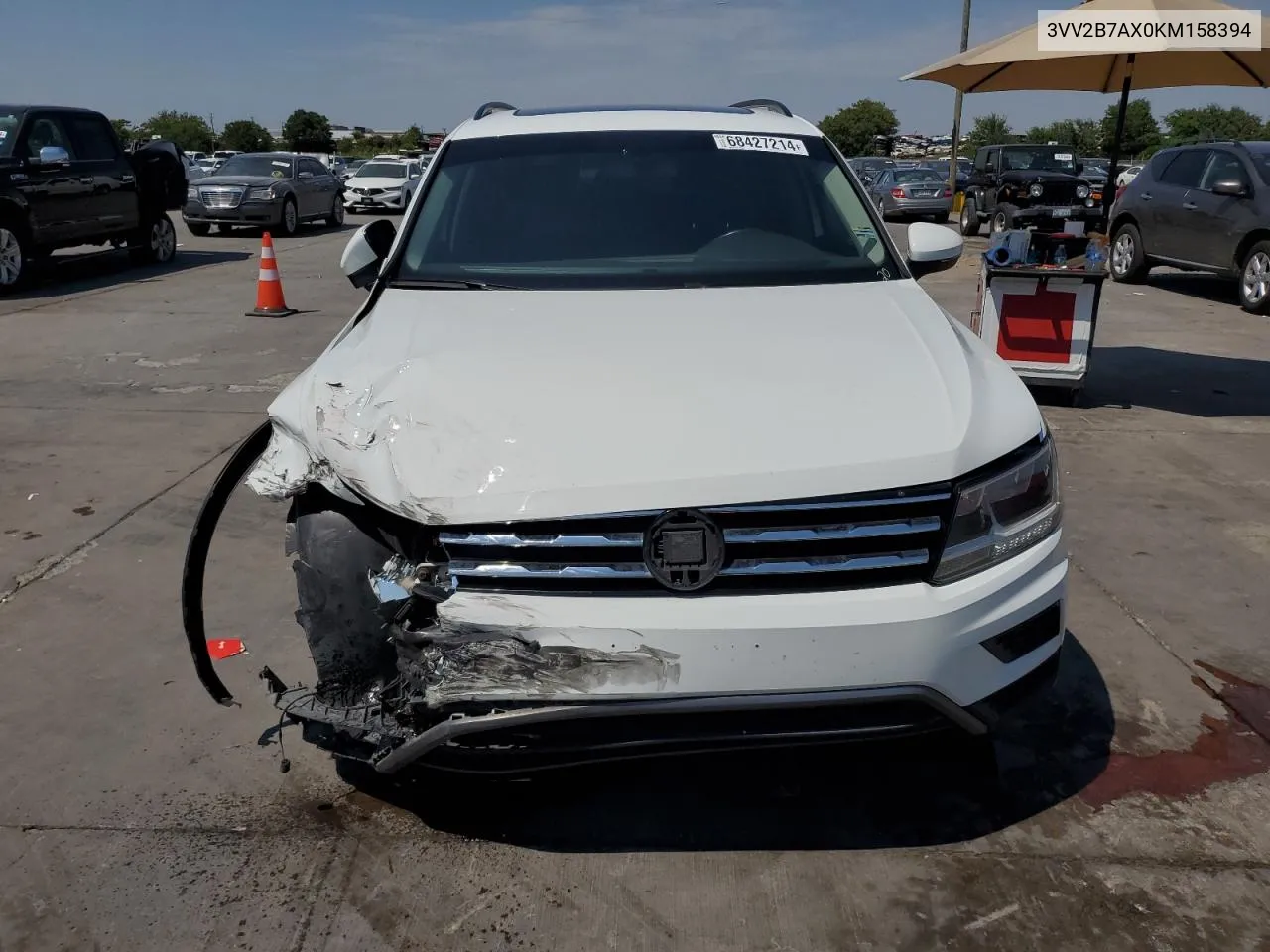 3VV2B7AX0KM158394 2019 Volkswagen Tiguan Se