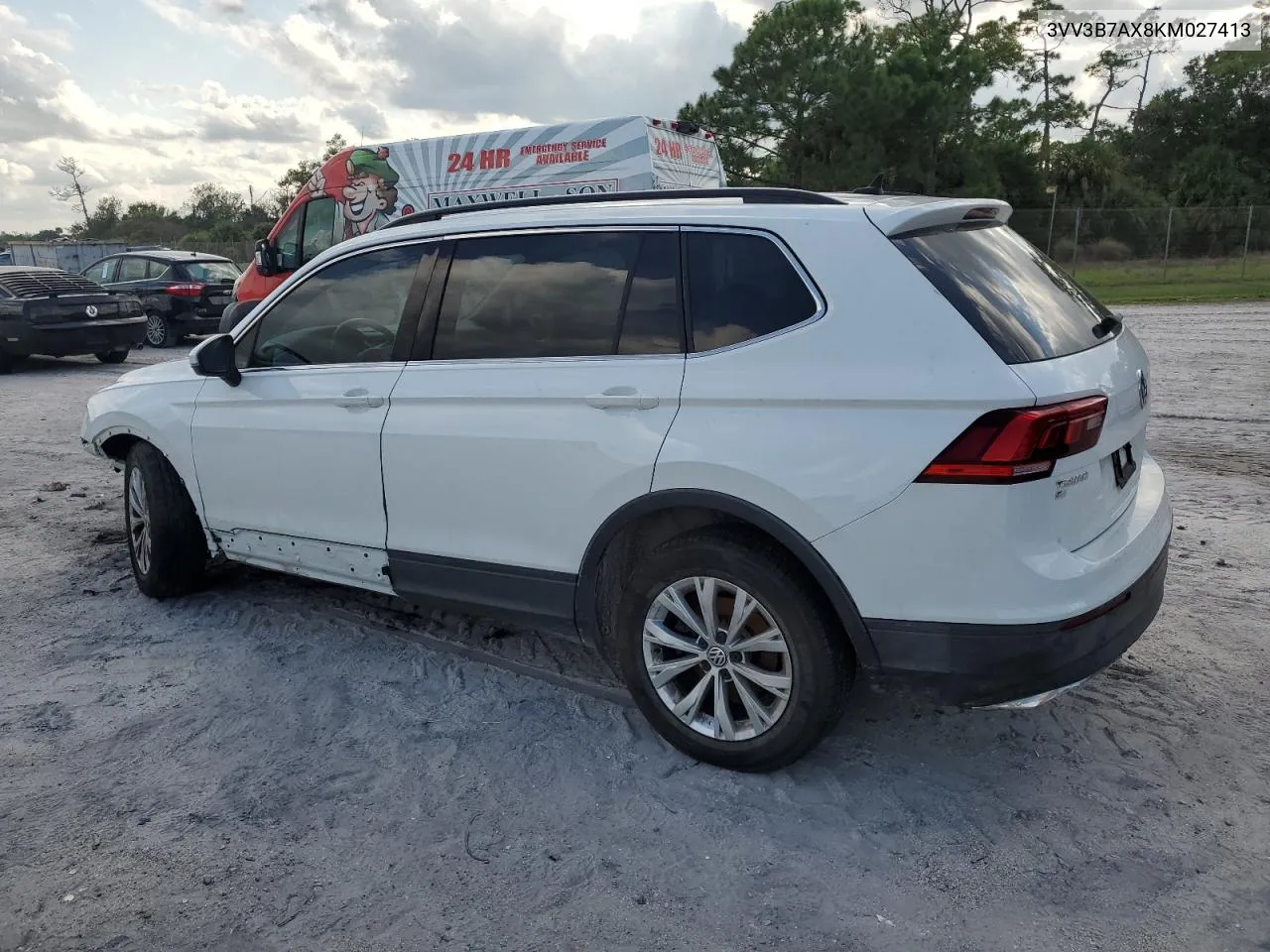 3VV3B7AX8KM027413 2019 Volkswagen Tiguan Se