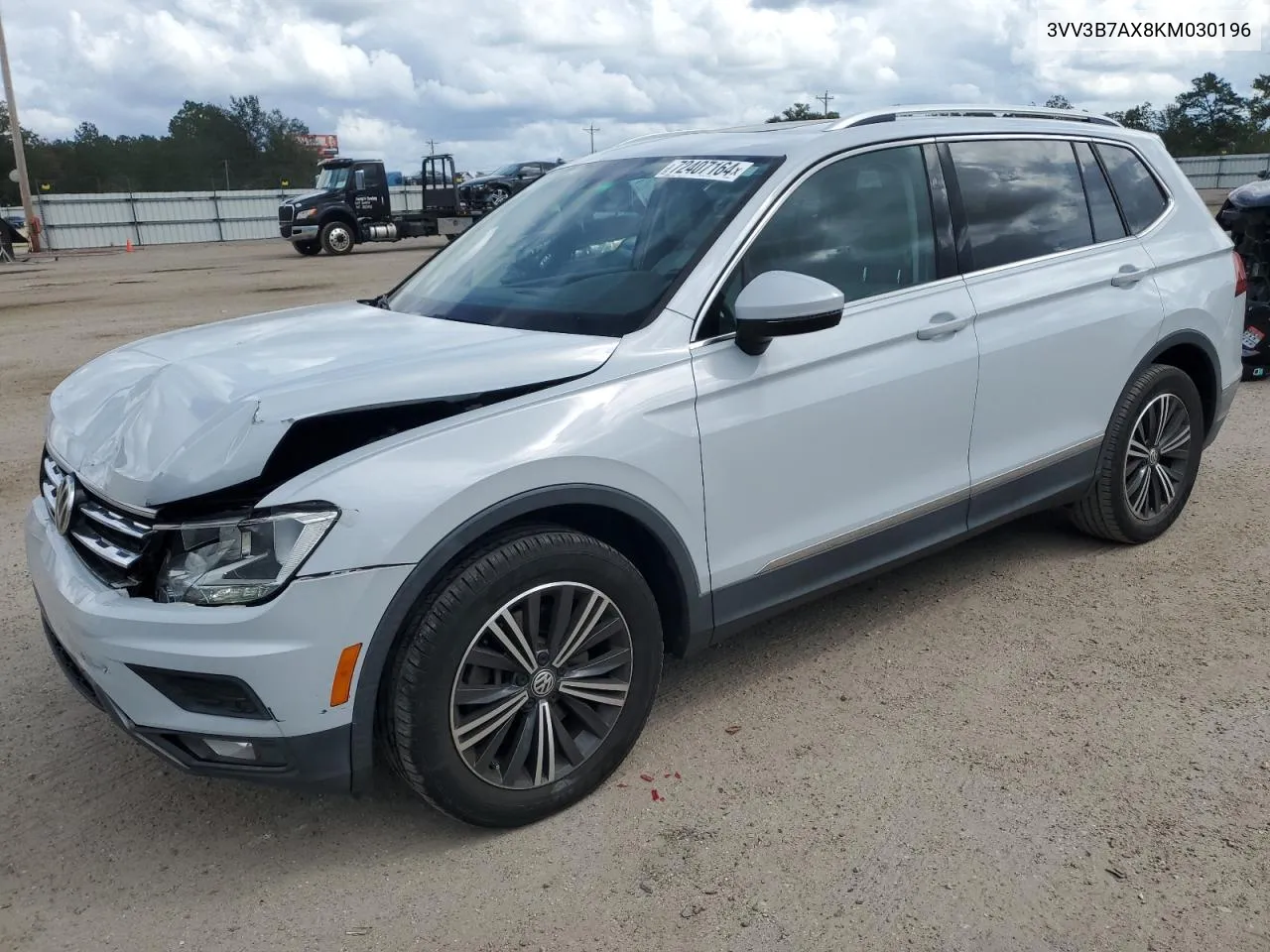 3VV3B7AX8KM030196 2019 Volkswagen Tiguan Se