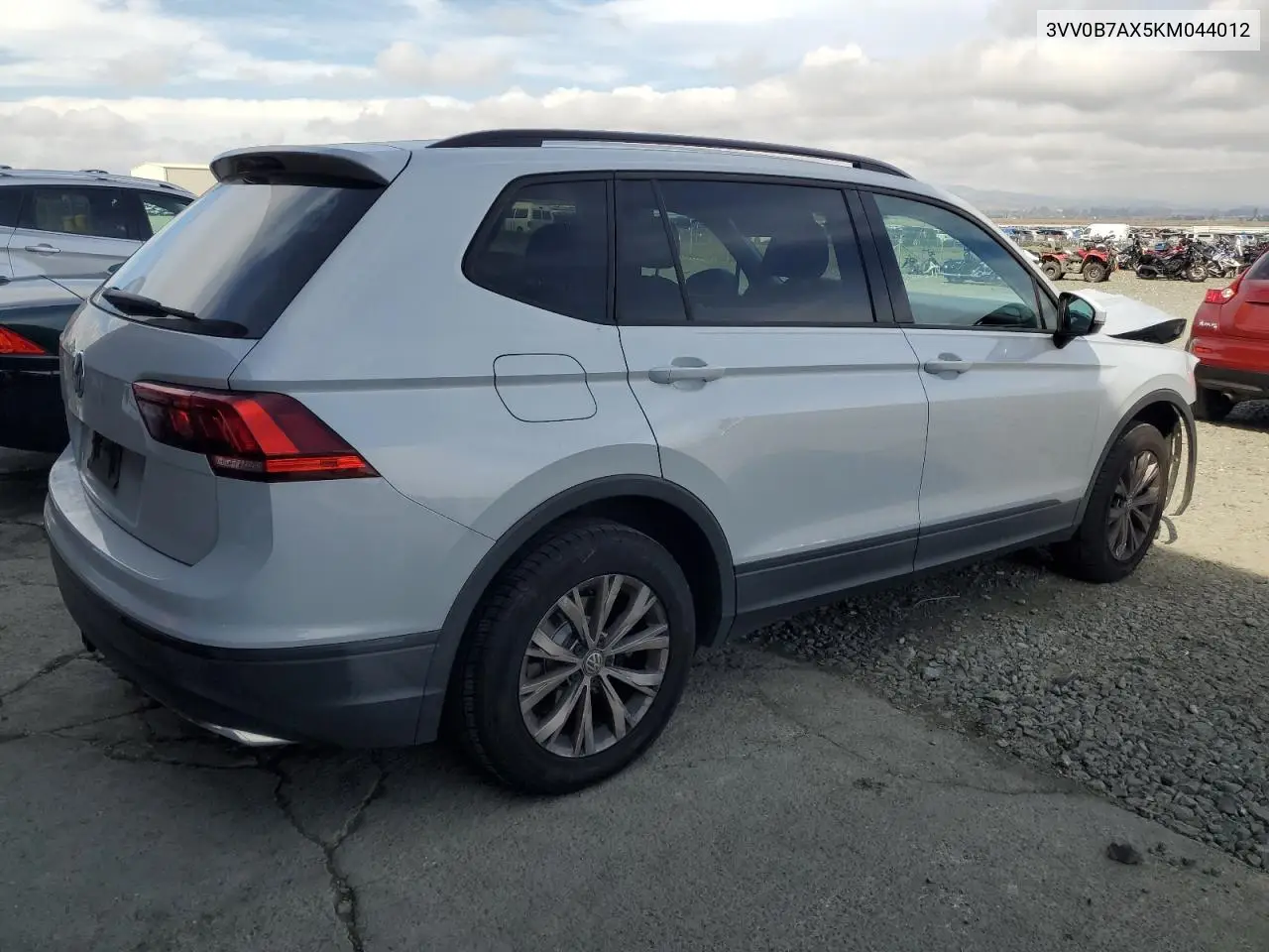 3VV0B7AX5KM044012 2019 Volkswagen Tiguan S