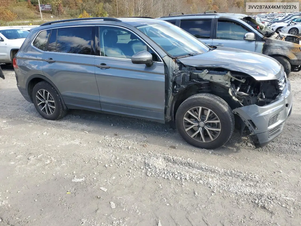 3VV2B7AX4KM102376 2019 Volkswagen Tiguan Se
