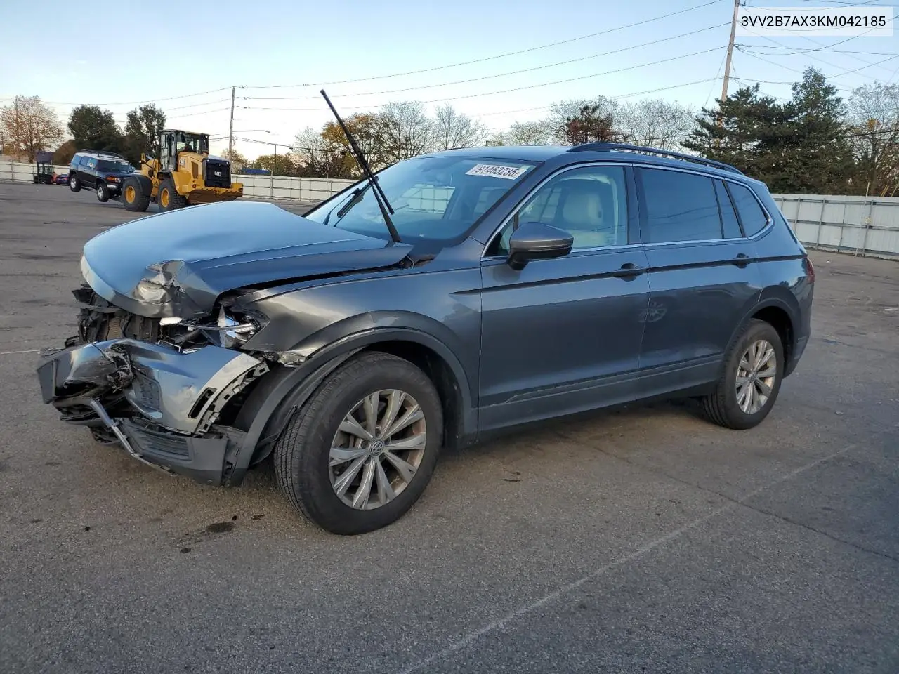 3VV2B7AX3KM042185 2019 Volkswagen Tiguan Se