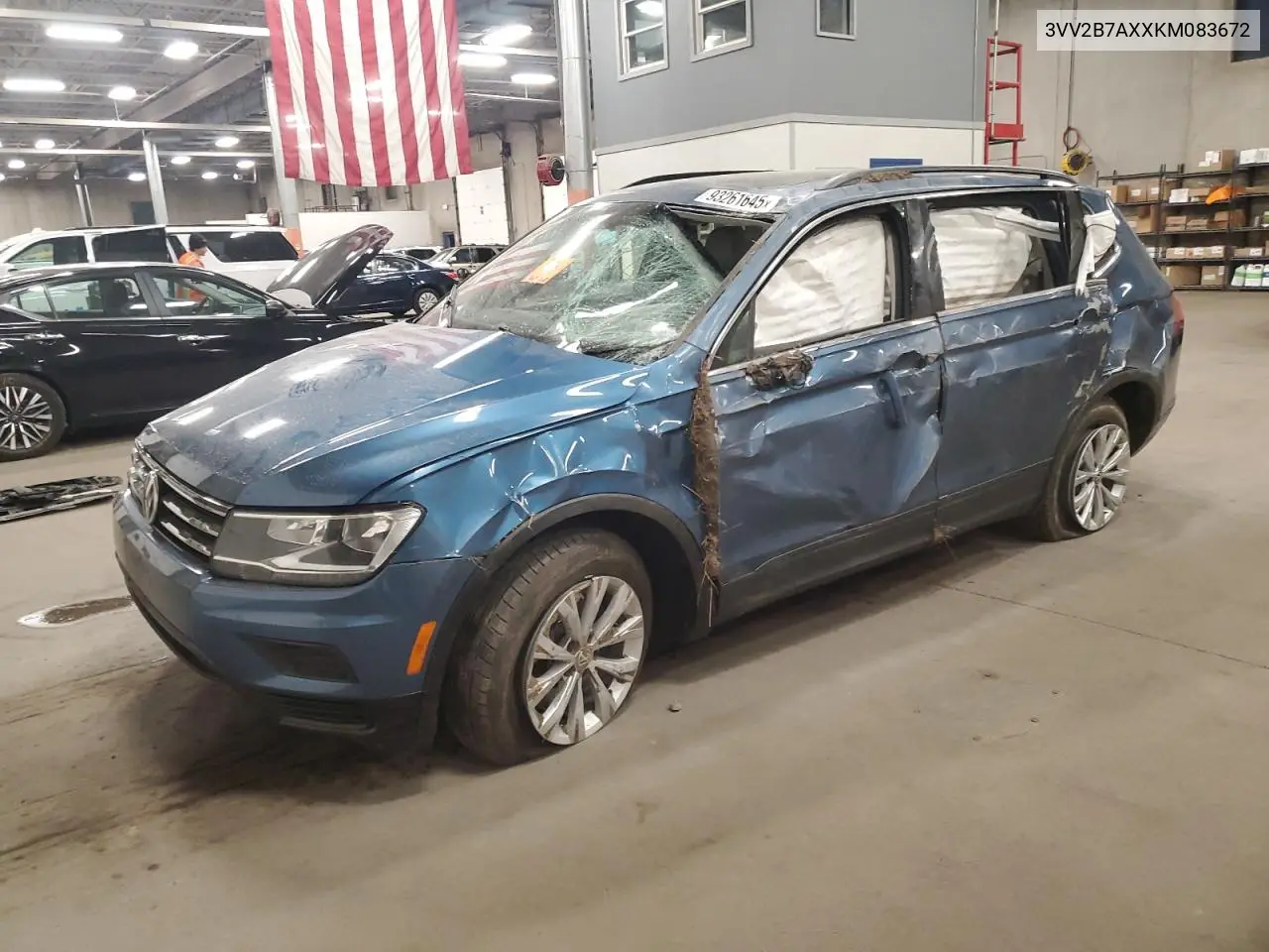 3VV2B7AXXKM083672 2019 Volkswagen Tiguan Se
