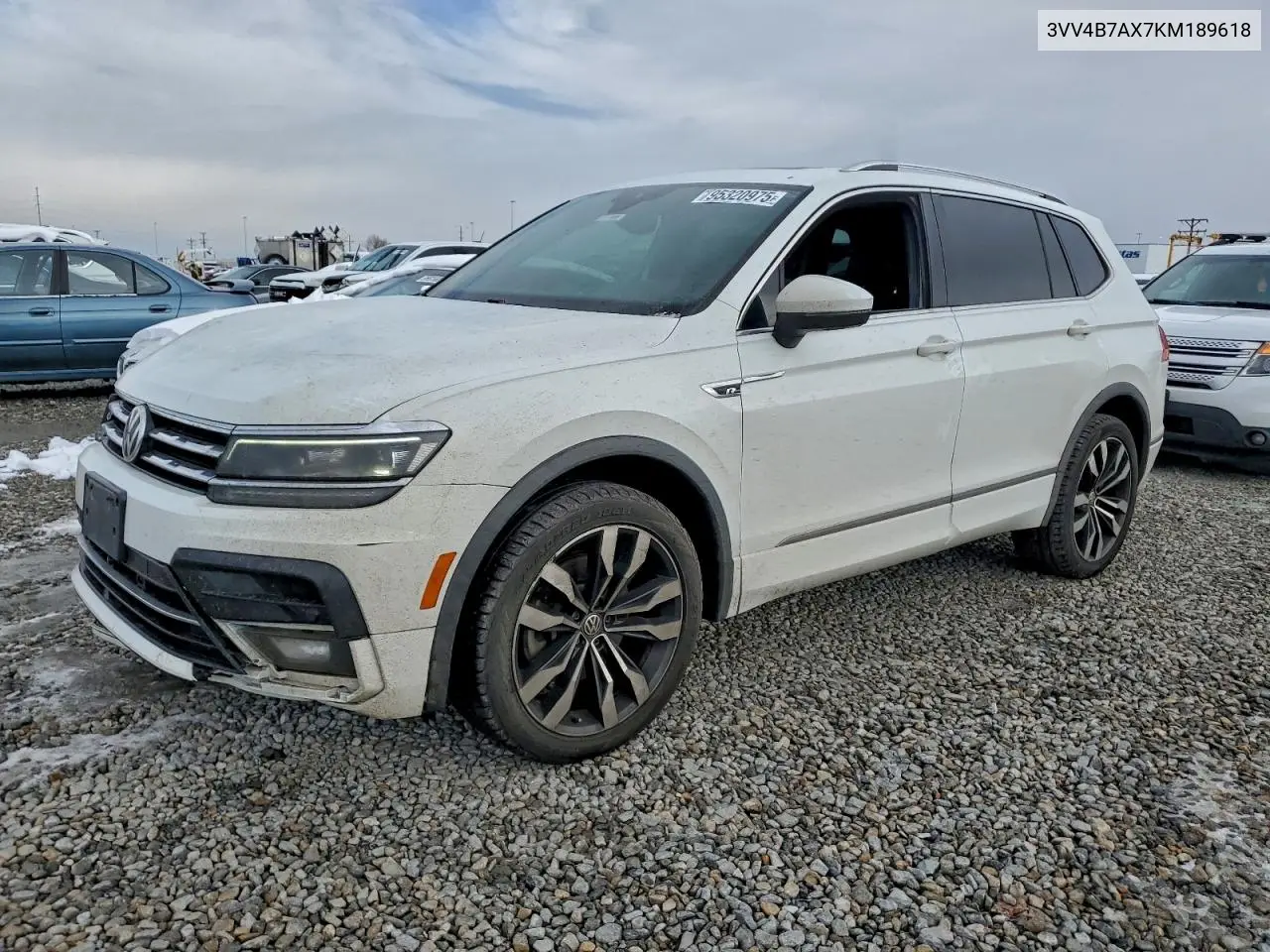 3VV4B7AX7KM189618 2019 Volkswagen Tiguan Sel Premium