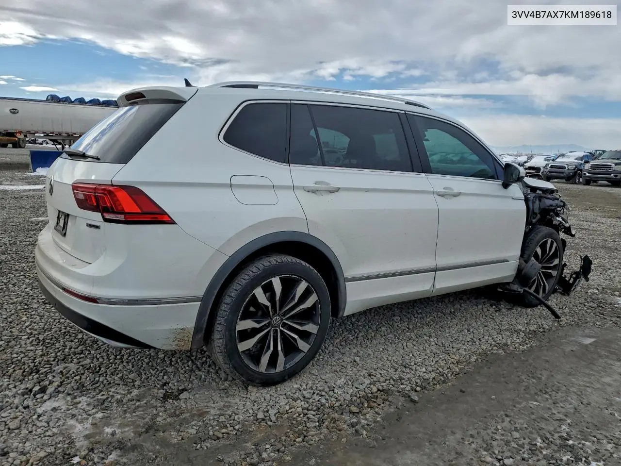 3VV4B7AX7KM189618 2019 Volkswagen Tiguan Sel Premium