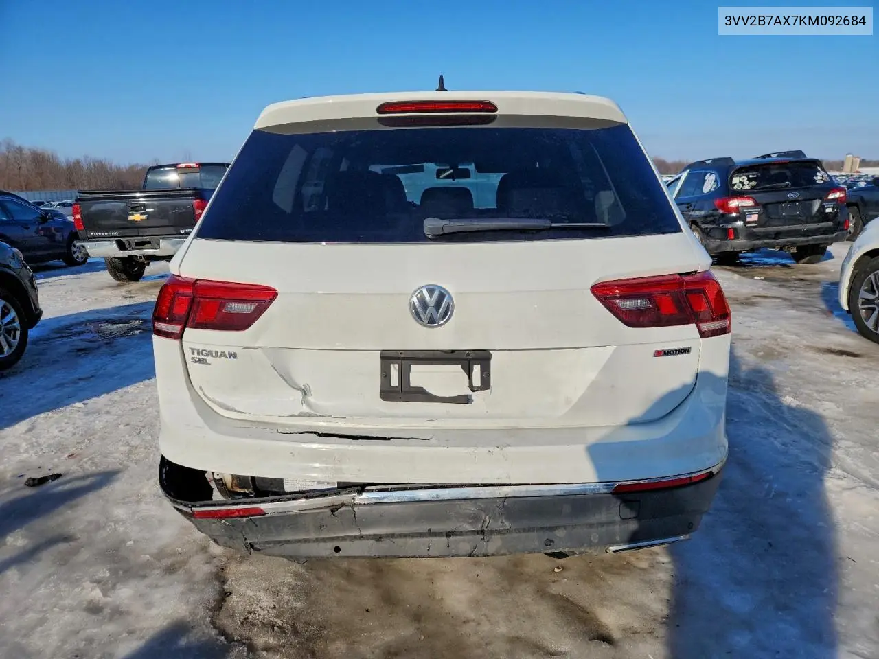 3VV2B7AX7KM092684 2019 Volkswagen Tiguan Se