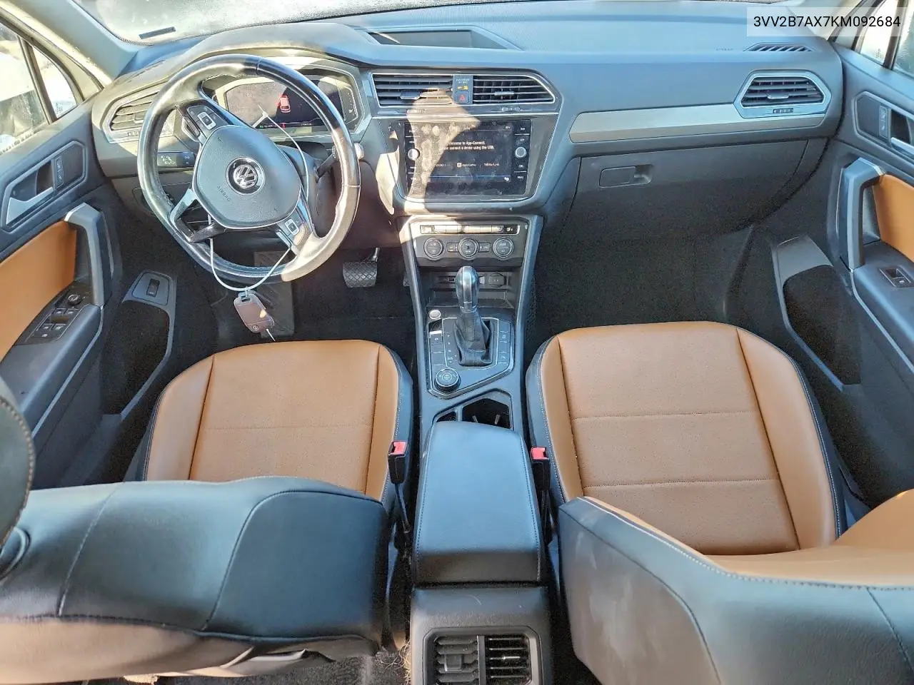 3VV2B7AX7KM092684 2019 Volkswagen Tiguan Se