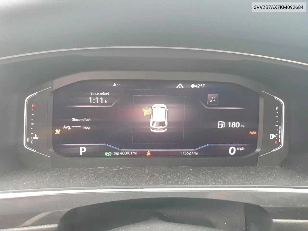 3VV2B7AX7KM092684 2019 Volkswagen Tiguan Se