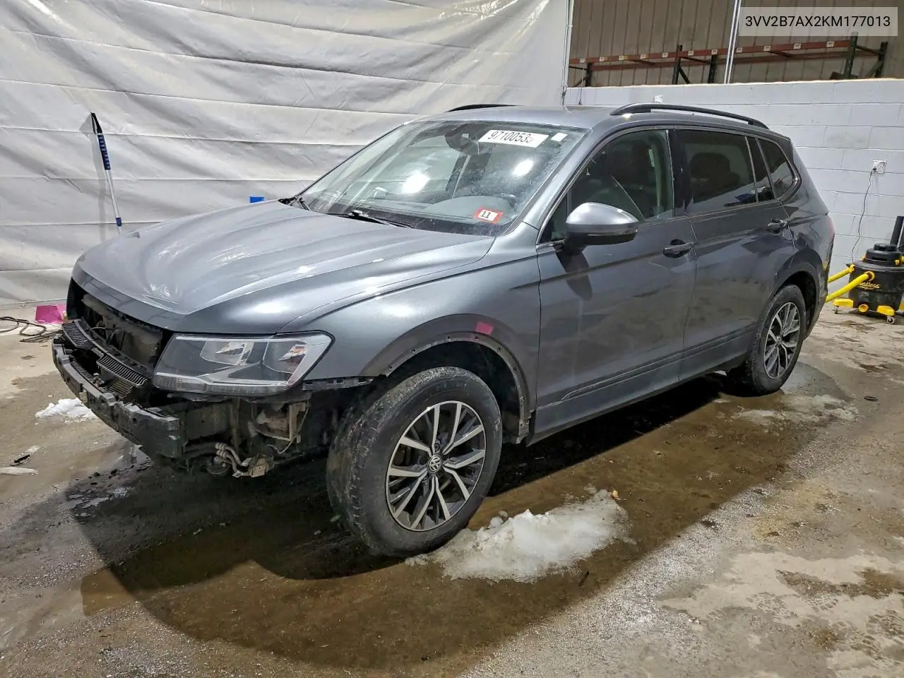 3VV2B7AX2KM177013 2019 Volkswagen Tiguan Se