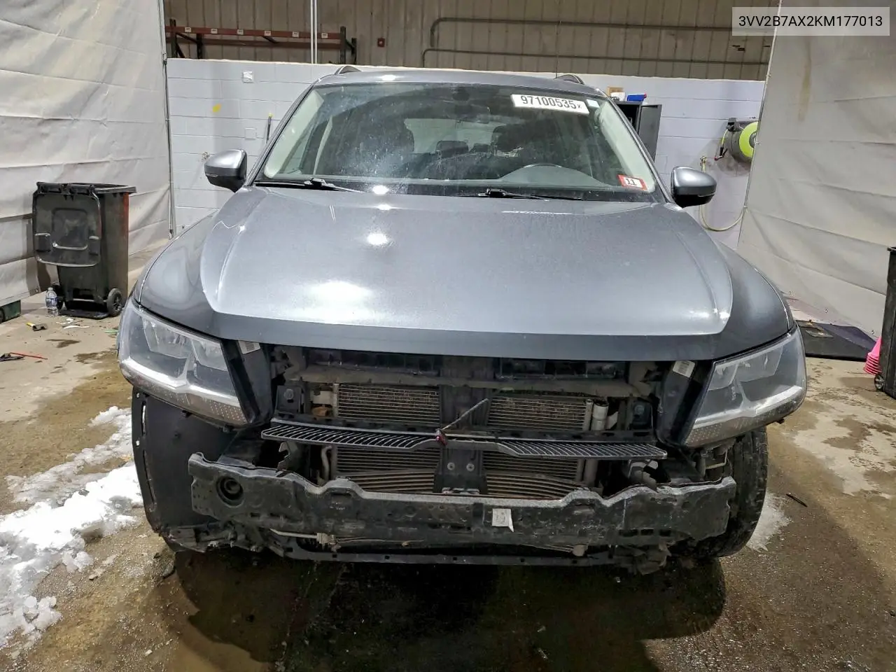 3VV2B7AX2KM177013 2019 Volkswagen Tiguan Se